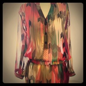 Sheer cover top